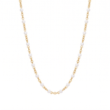 Clean White Bead Necklace