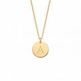 Elegant Gold Letter Pendant Necklace