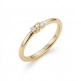 Elegant Tiny Crystal Ring