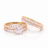 Elegant Eternal Radiance Ring Set