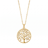 Gold Tree of Life Pendant Necklace