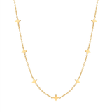 Golden Star Charm Necklace