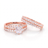 Elegant Eternal Radiance Ring Set