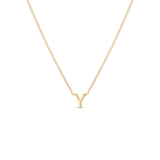 Shining Alphabet Pendant Necklace