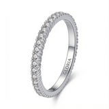 Shining Minimalist Eternity Ring