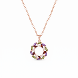 Shining Rainbow Charm Necklace