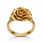 Timeless Golden Flower Ring