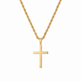 Unisex Gold Cross Necklace