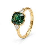 Vintage-Inspired Gemstone Gold Ring