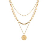 Vintage Coin Layer Necklace