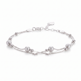 Elegant Silver Bracelet with Stars