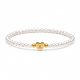Chic A-Z Heart Initial Bracelet