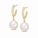 Chic Pearl & Zirconia Earrings