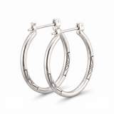 Classic Silver Hoop Earrings