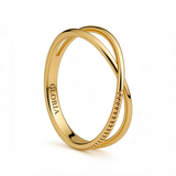 Cross Golden Fine Ring