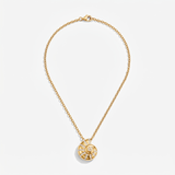 Crystal Shell Pendant Necklace