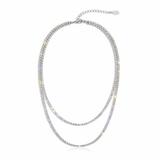 Double Layer Crystal Necklace