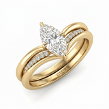 Drop Crown Gold Ring