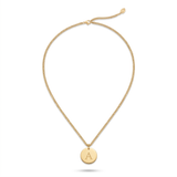 Elegant Gold Letter Pendant Necklace