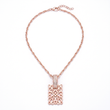 Elegant Gold Mandala Necklace