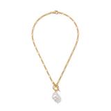 Elegant Golden Pearl Necklace