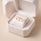 Elegant Infinity Anklet with Earl and Star Pendants