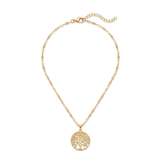 Gold Tree of Life Pendant Necklace