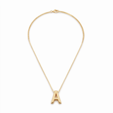 Love letter initial necklace