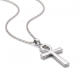 Golden Ankh Pendant Necklace
