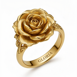 Timeless Golden Flower Ring