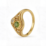 Timeless Green Zirconia Ring