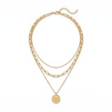 Vintage Coin Layer Necklace