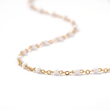 Clean White Bead Necklace