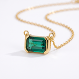 Delicate Emerald Necklace
