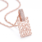 Elegant Gold Mandala Necklace