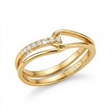 Geometric Elegant Gold Ring