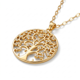 Gold Tree of Life Pendant Necklace