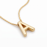 Love letter initial necklace