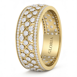 Radiant Gold Sparkle Ring