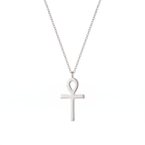 Golden Ankh Pendant Necklace