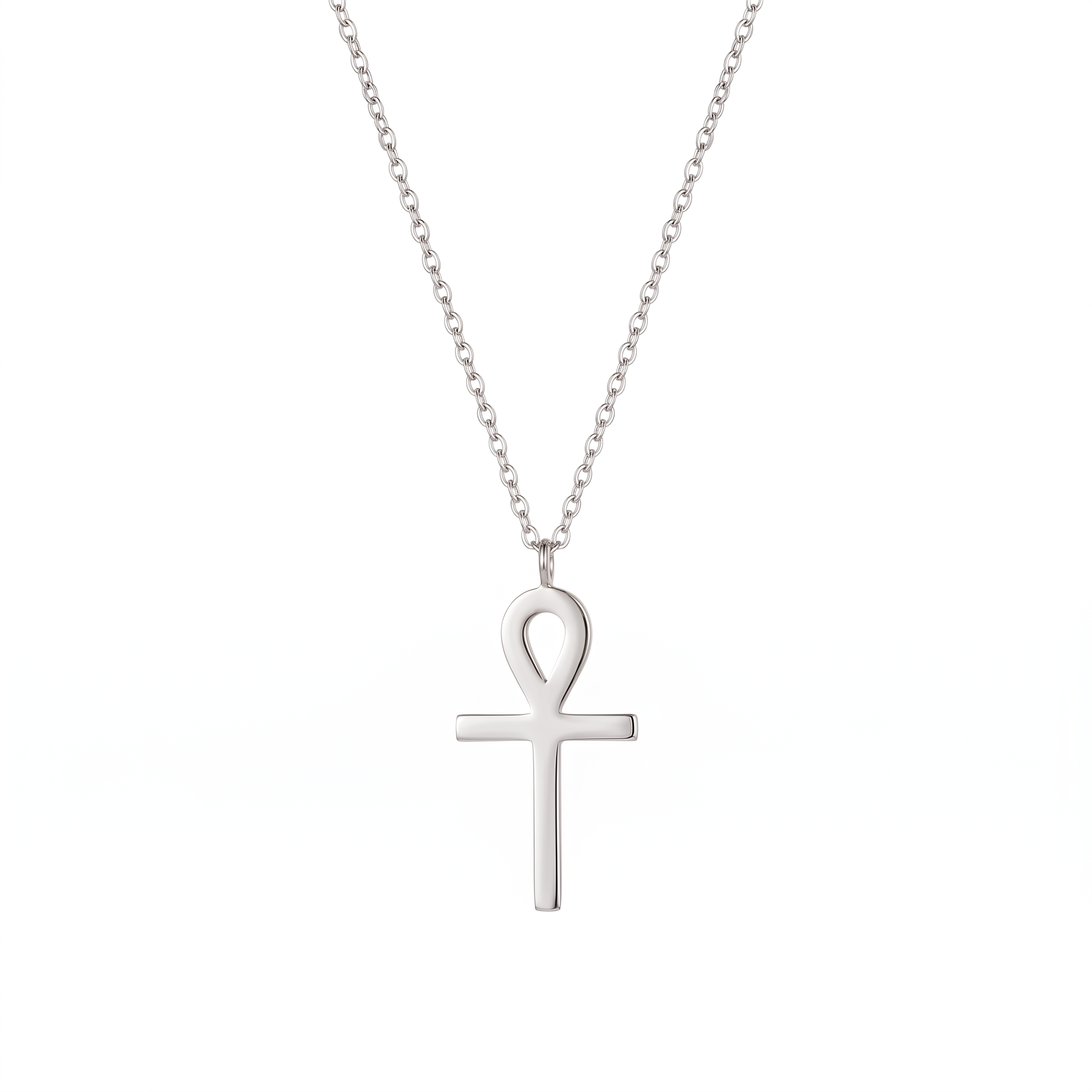 Golden Ankh Pendant Necklace
