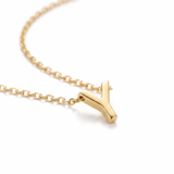 Shining Alphabet Pendant Necklace