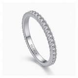 Shining Minimalist Eternity Ring