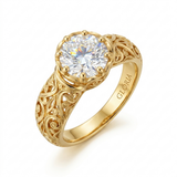 Timeless White Zirconia Ring