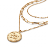 Vintage Coin Layer Necklace
