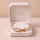 Bold Textured Gold Chain Choker Necklace