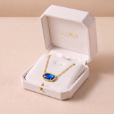 Classic Oval Sapphire Necklace