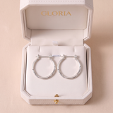 Classic Silver Hoop Earrings