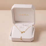 Elegant Gold Heart Initial Necklace