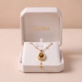 Elegant Gold Necklace with Tiger’s Eye Stone